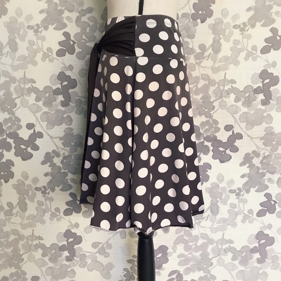 “Candy Rain” Mod/Retro/Rockabilly polka dot skirt - Picture 3 of 7